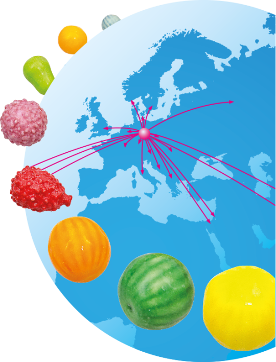 Wohlgemuth Süßwaren - in 64 Ländern